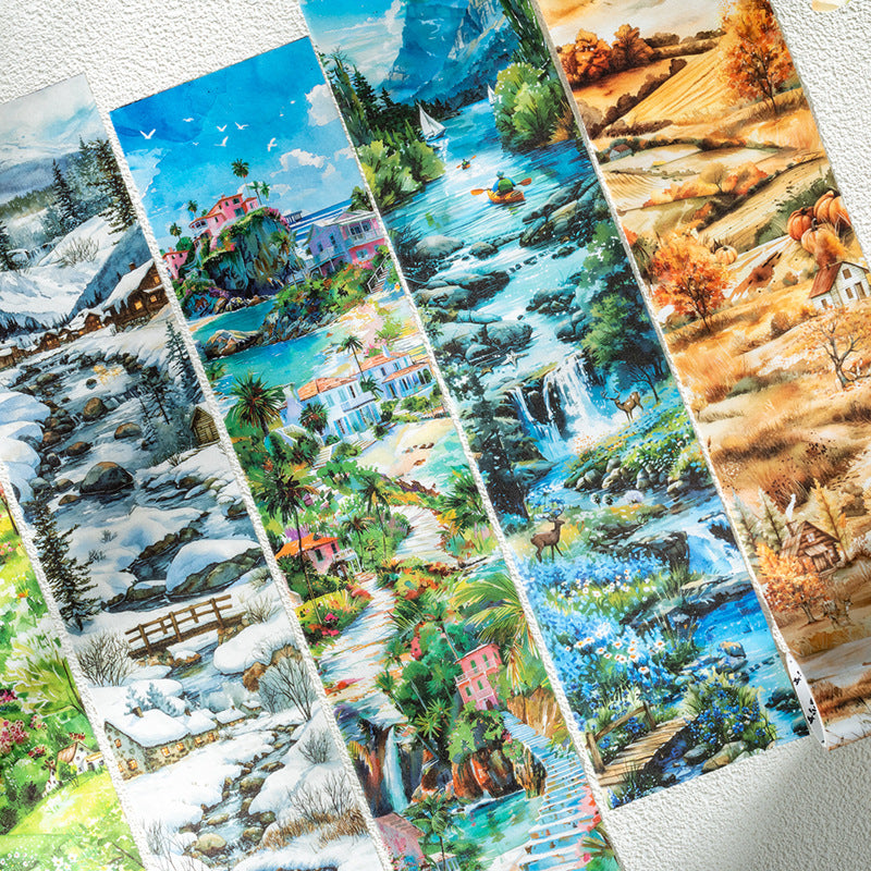 1 roll tour season landscape washi-tape (MLT25062507)