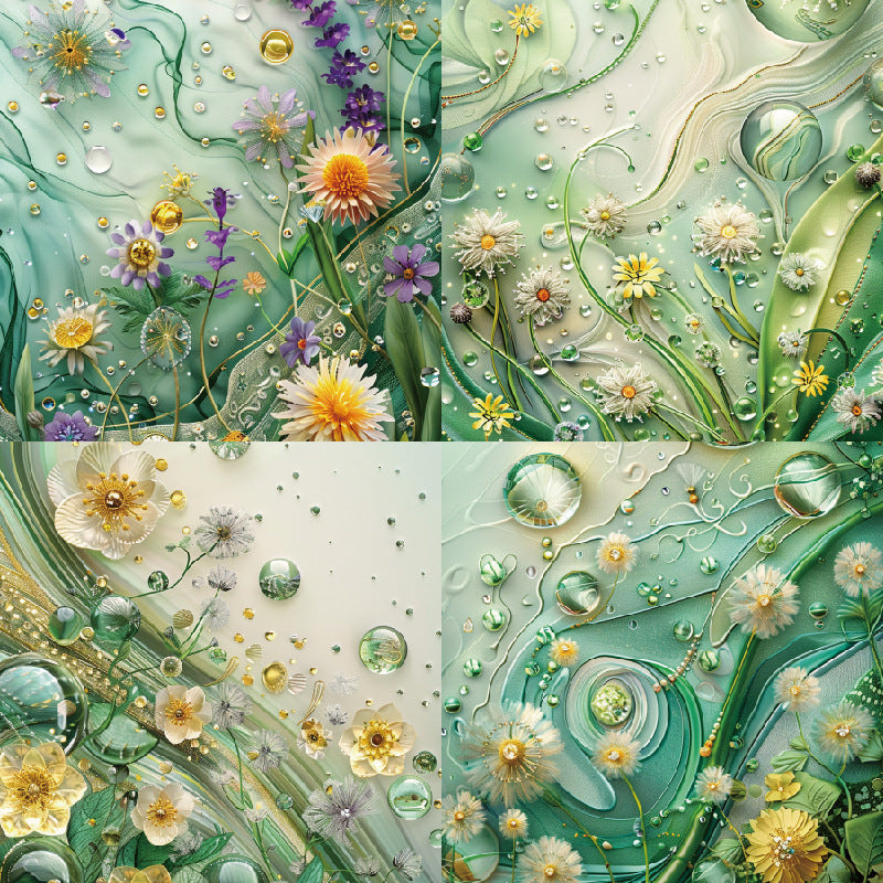 NOV FLOWER 24pcs paper pack(MLp111801-1)