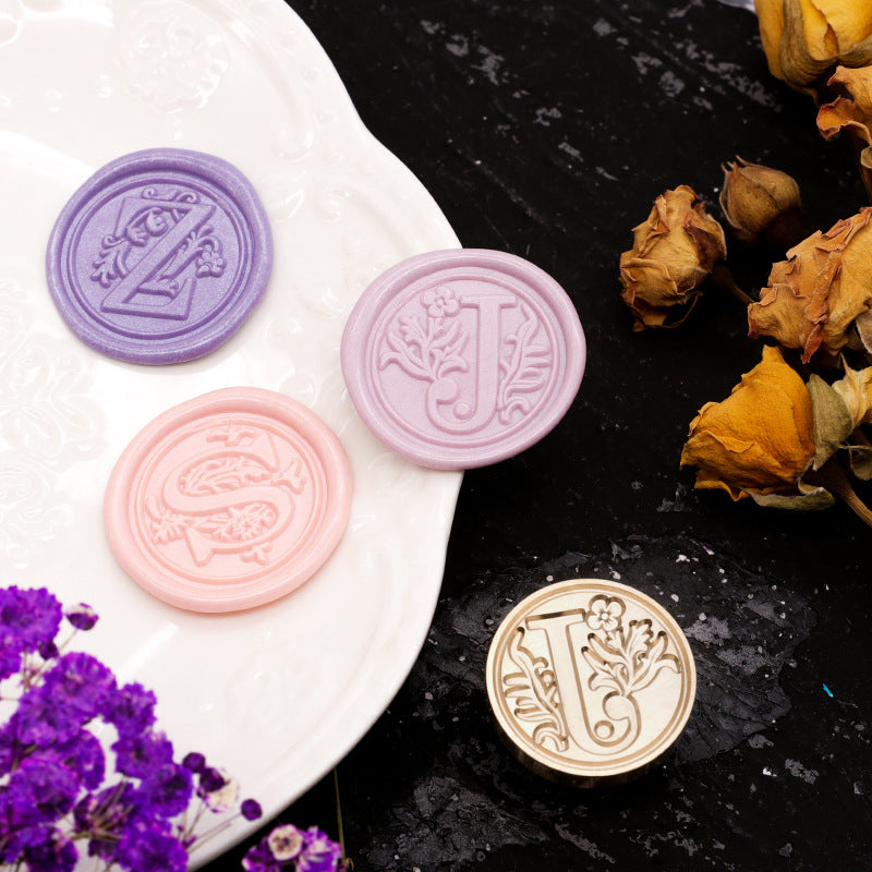 1pc Letter wax seal stamp (MLZ25041904)