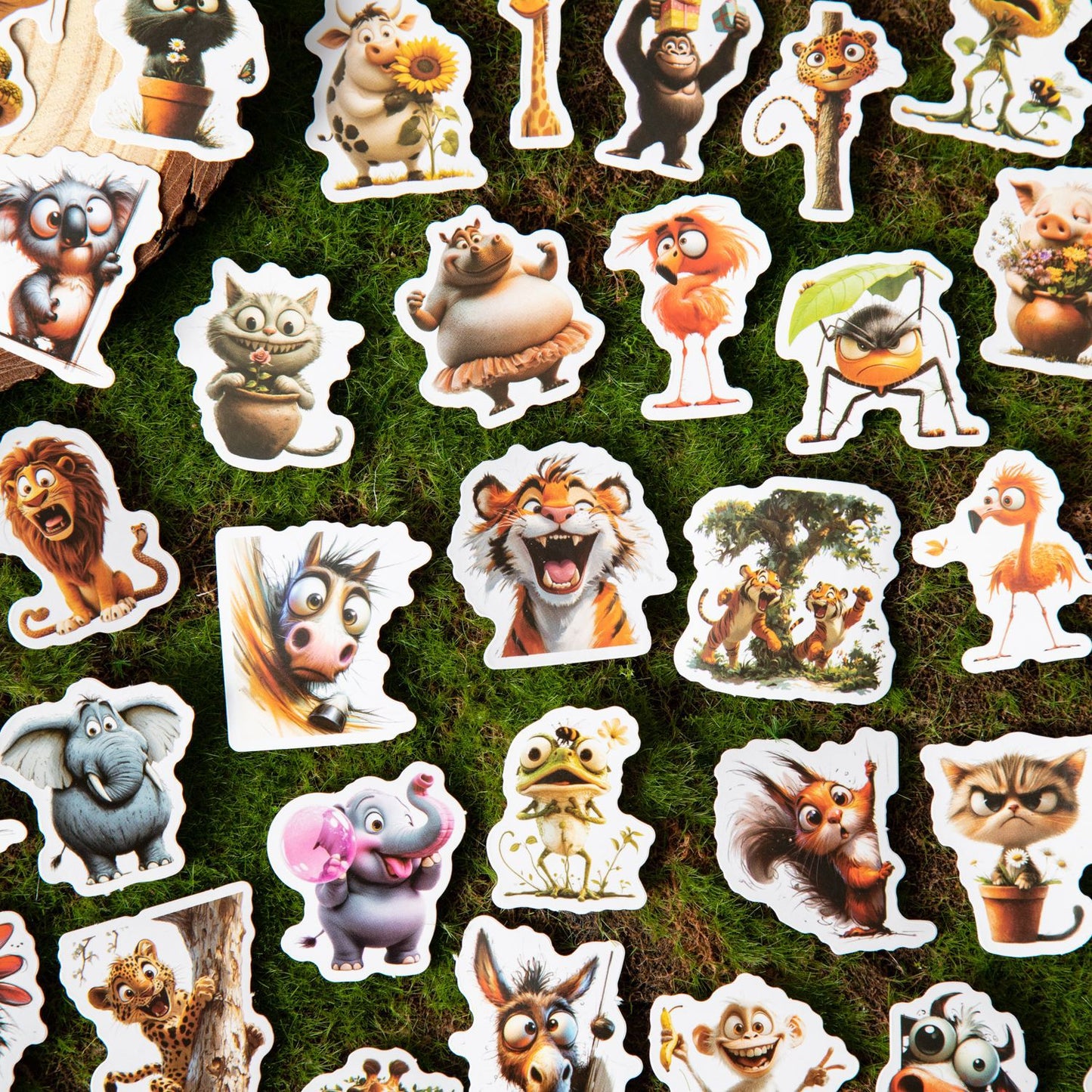 40pcs crazy zoo sticker pack (MLS25060708)