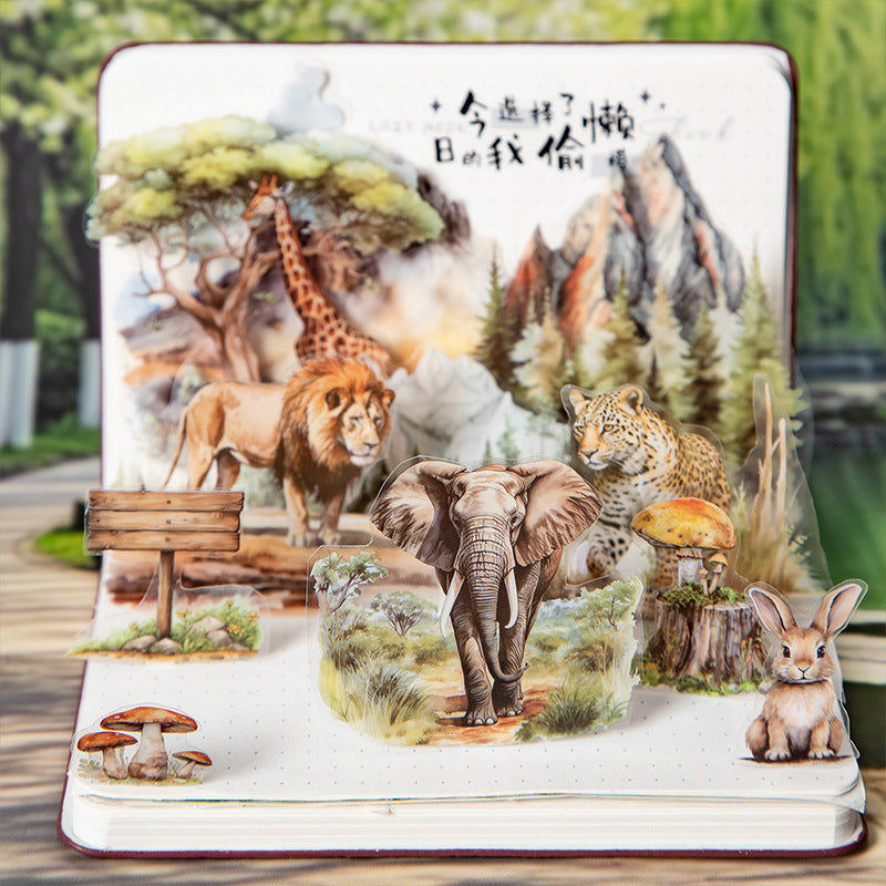 20sheets animal sticker book (MLS25051403)