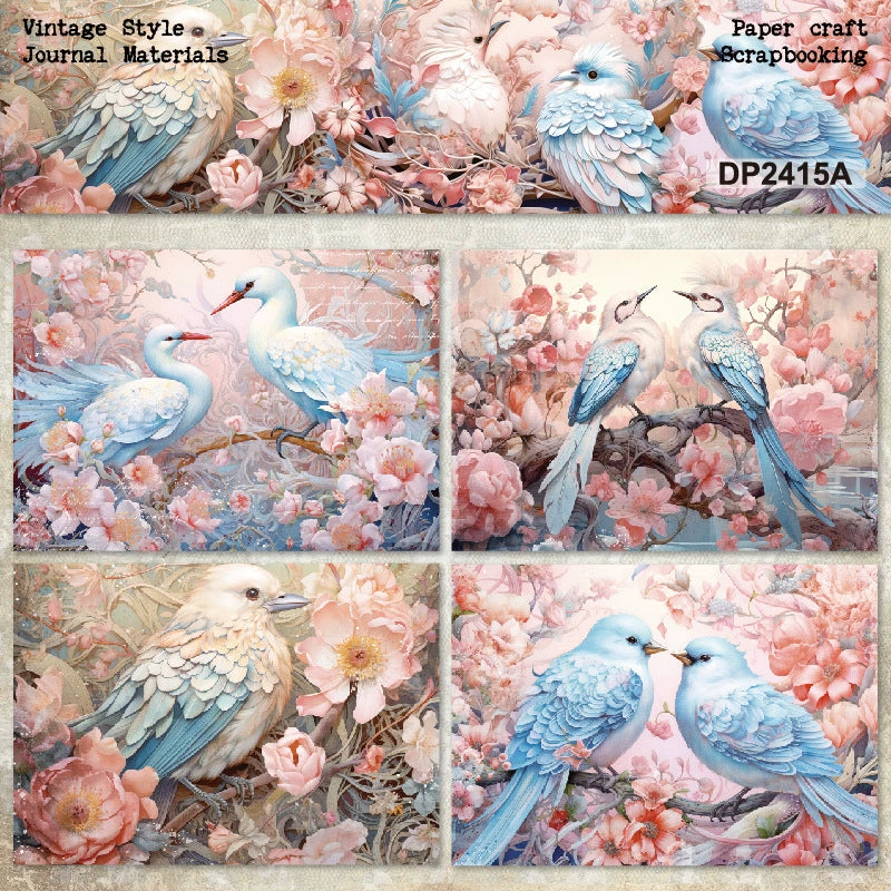 DEC 8pcs bird paper pack (P123119)
