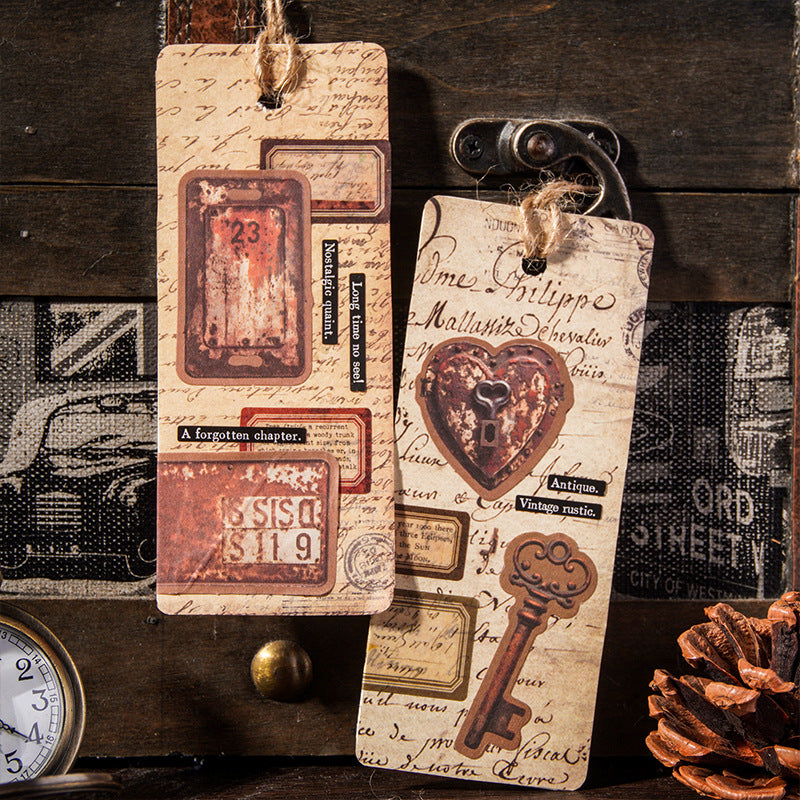 16pcs vintage sticker pack (MLS25051104)