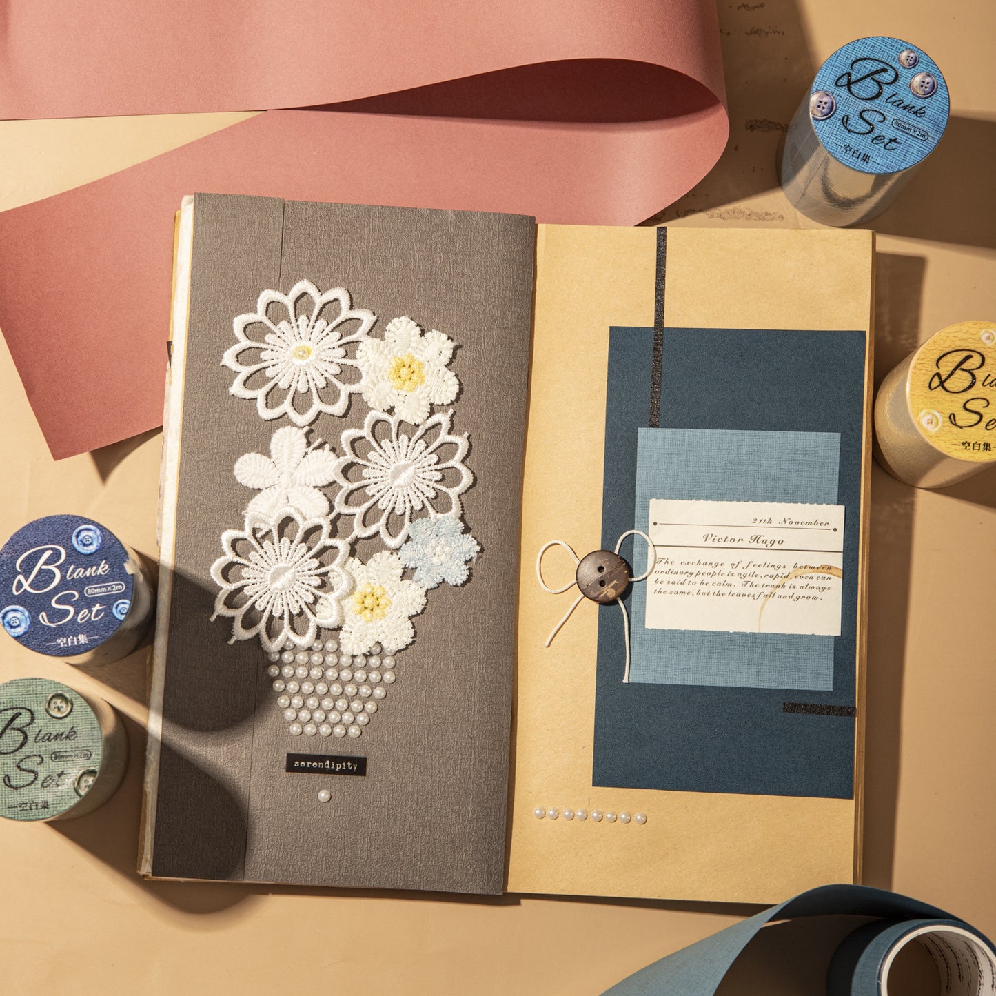 1 roll vintagevellum paper (MLT25062508)