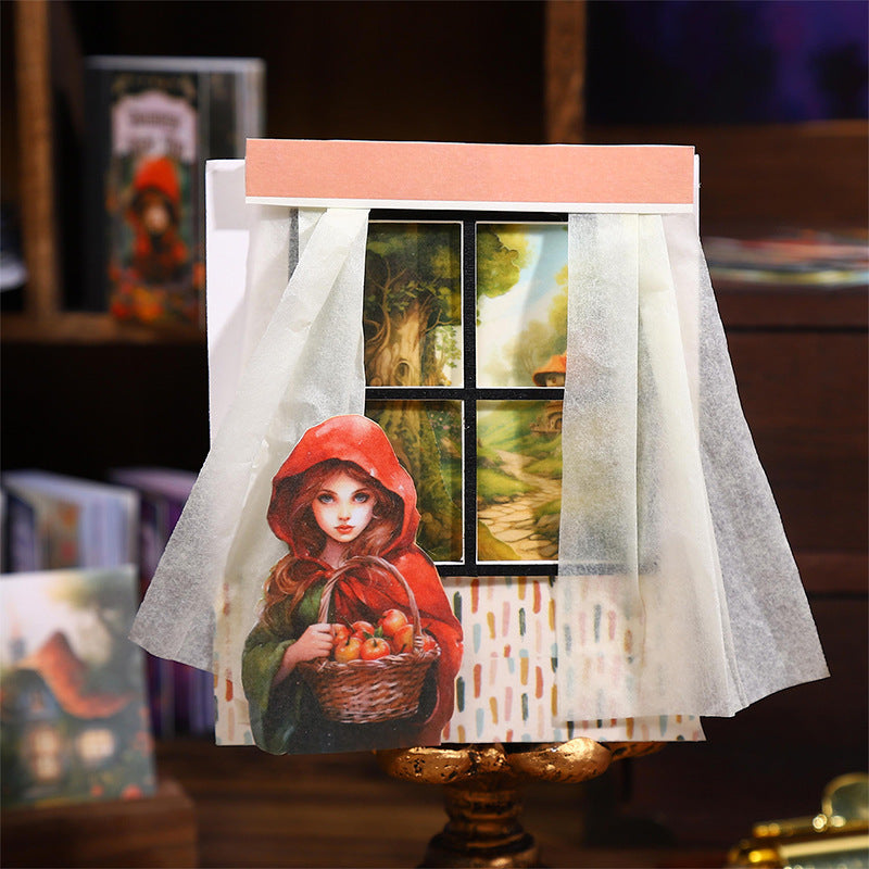 50pcs fairy tale mini sticker book (MLTZB25042303)