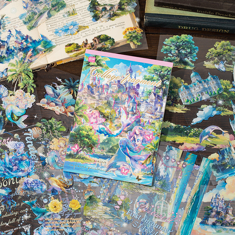 20pcs nature sticker book (MLTZB25042301)