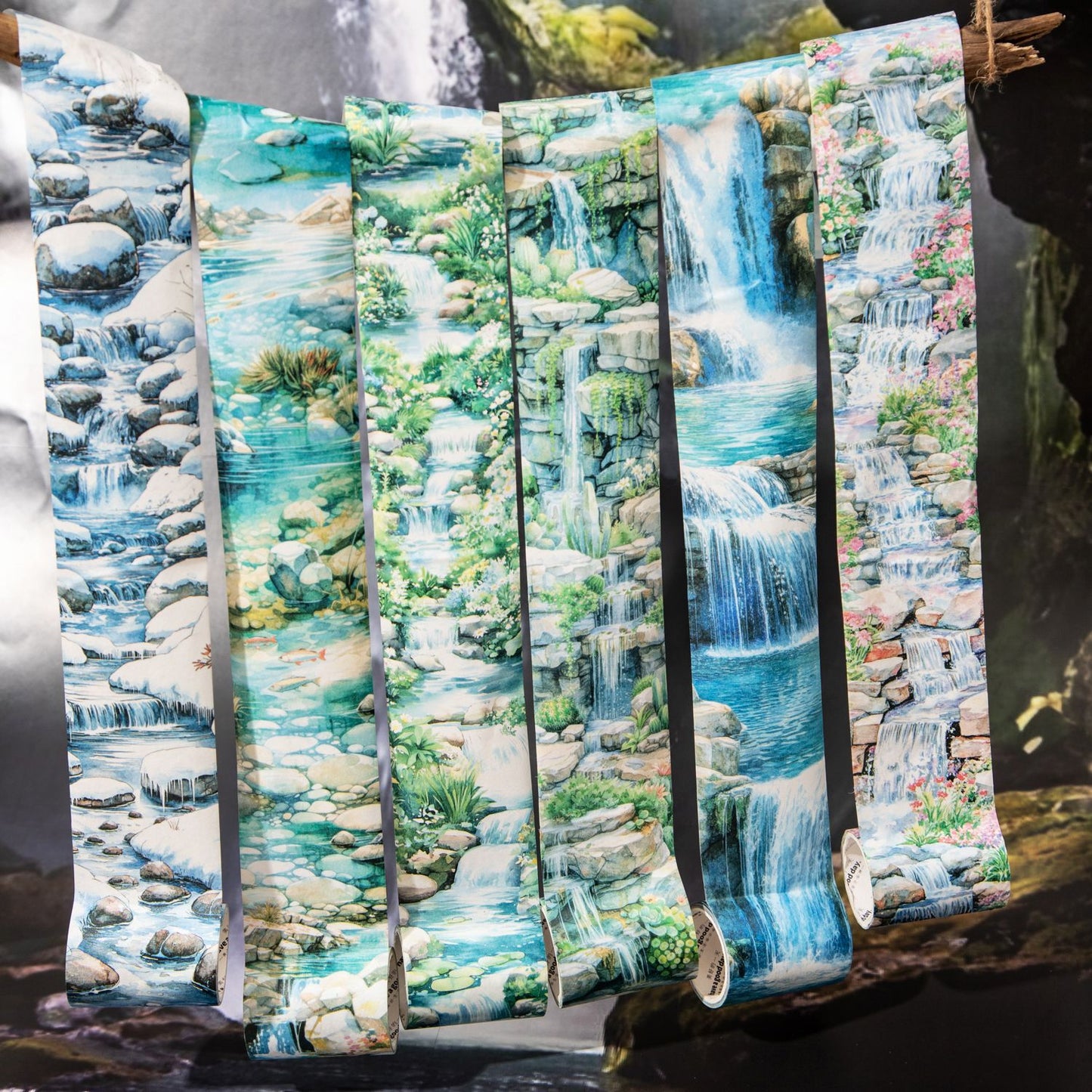 1 roll the stream water-fall washi-tape (MLT25052412)