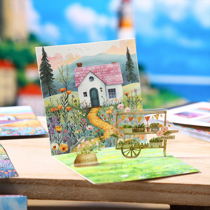 30pcs season PET+washi sticker book (MLTZB25060404)