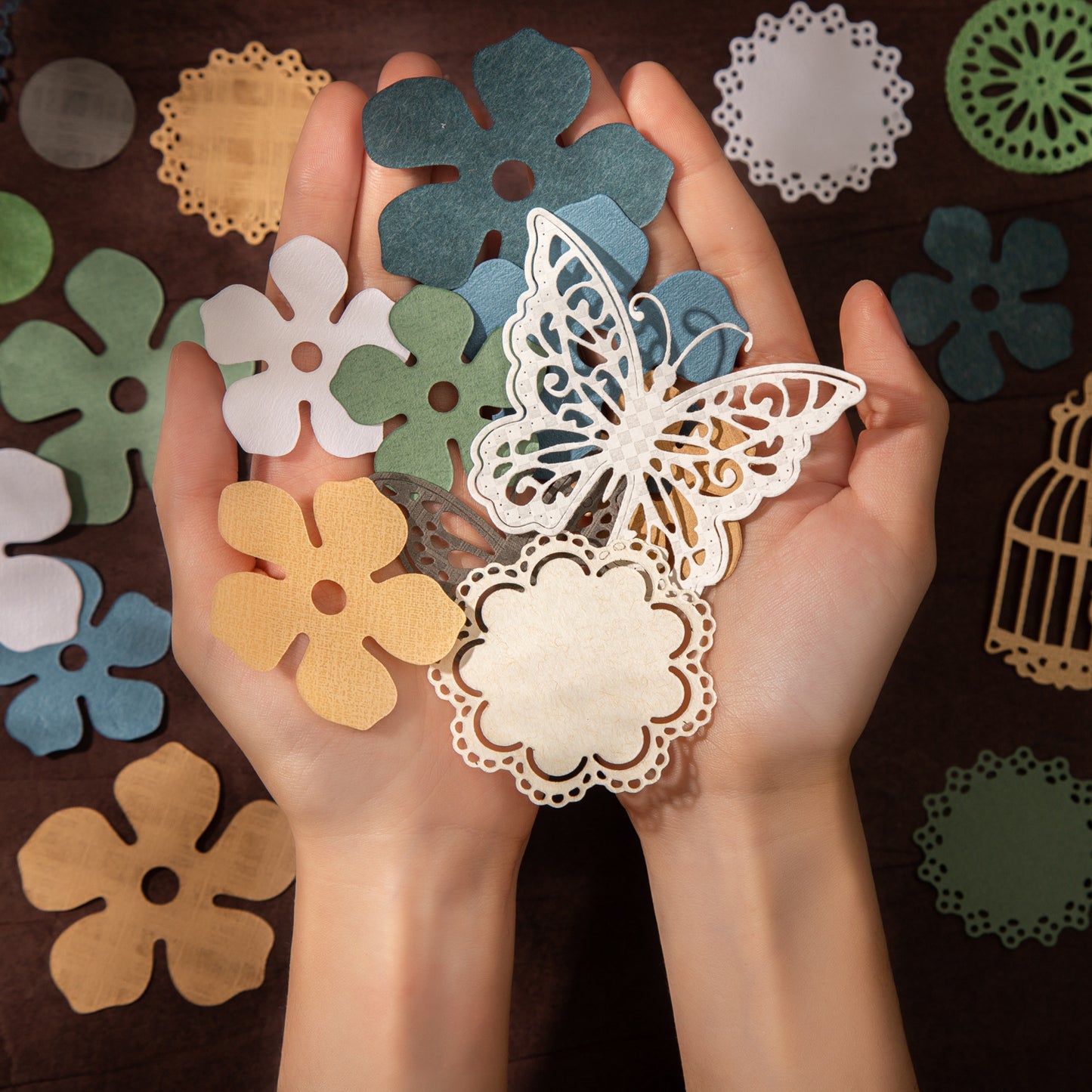 50pcs Lace bag paper pack (MLP25052405)