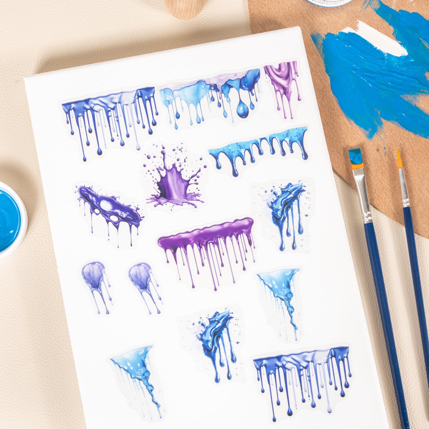 20pcs paint color sticker pack (MLS25032901)