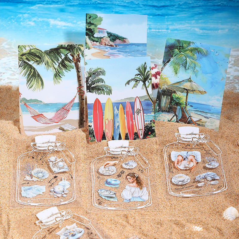 20pcs nature sticker book (MLTZB25051203)