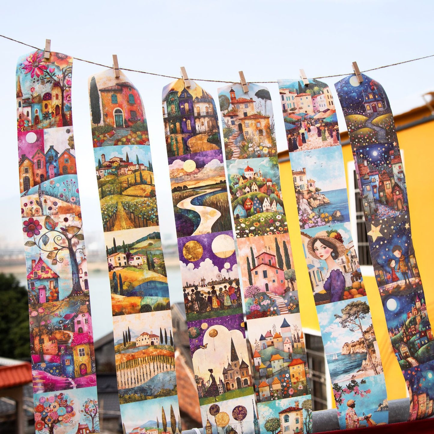 1 roll town life washi-tape (MLT25042707)