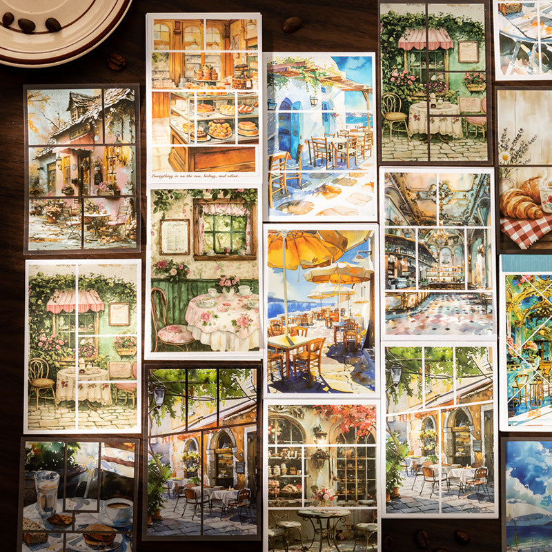 30sheets coffee sticker book (MLTZB25051903)