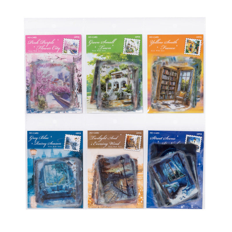 15pcs window sticker pack (MLS25051601)