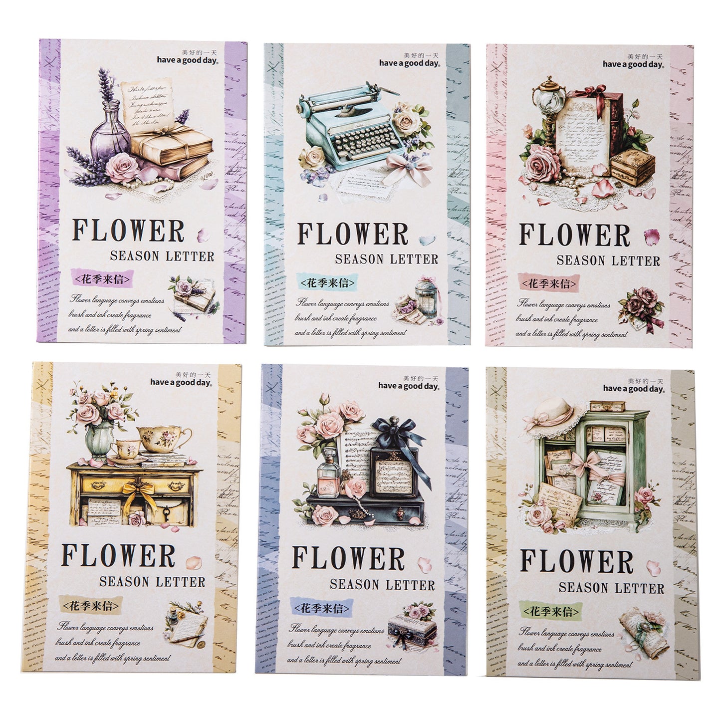 15pcs flower letter sticker pack (MLS25062703)