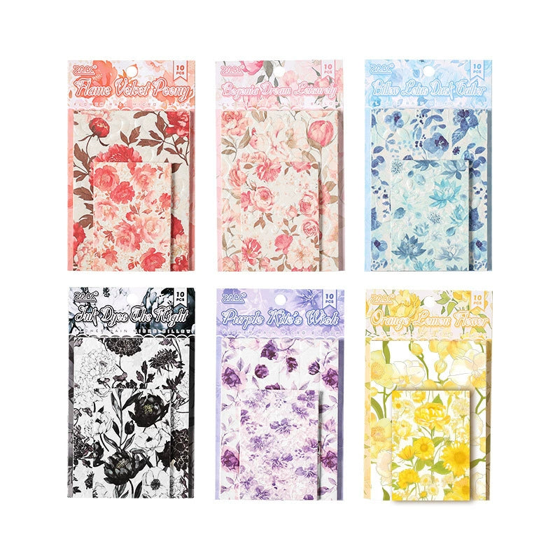DEC 10pcs flower paper pack (P123104)