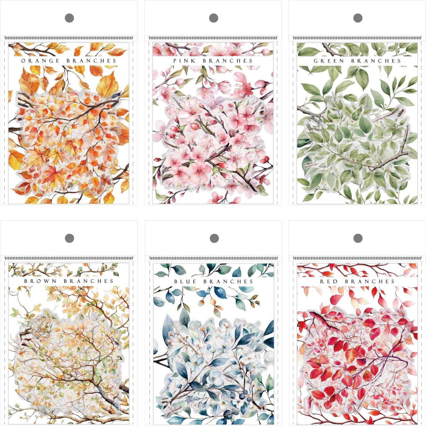 20pcs branches sticker pack (MLS25062306)