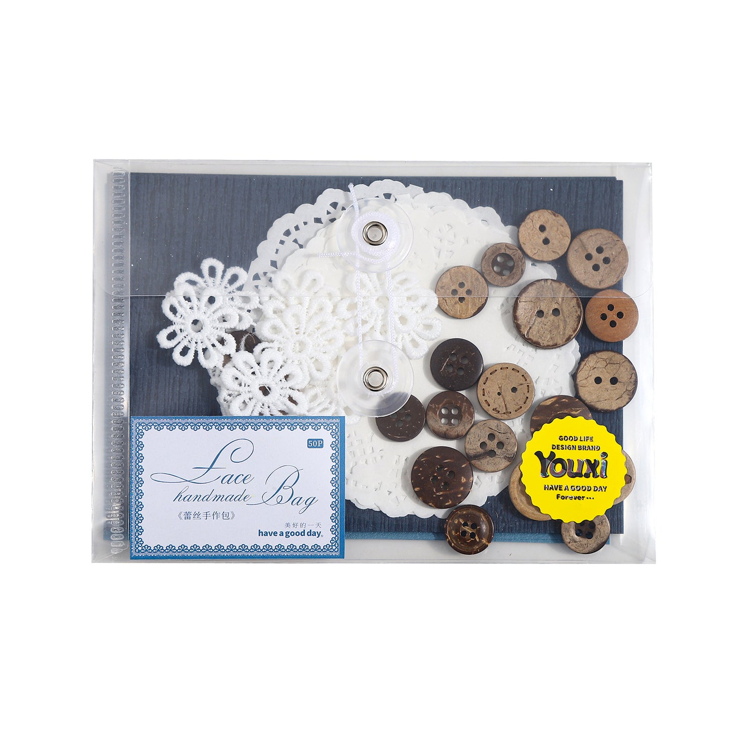 50pcs Lace bag paper pack (MLP25052405)
