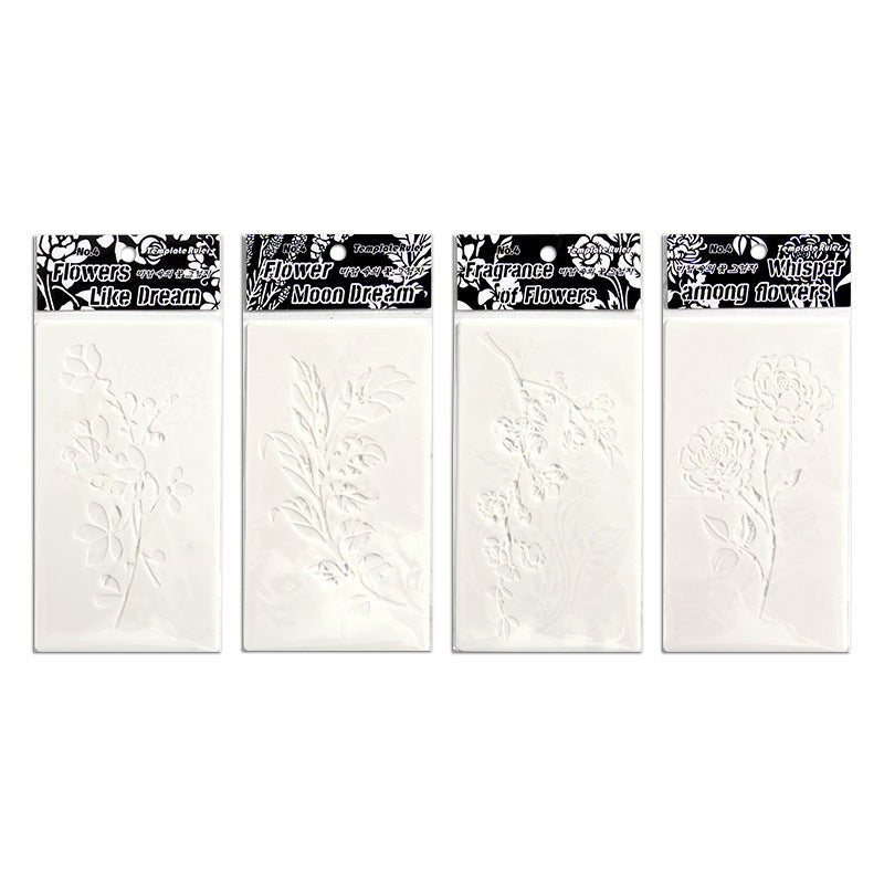 4pcs flowers stencil (MLB25062702)