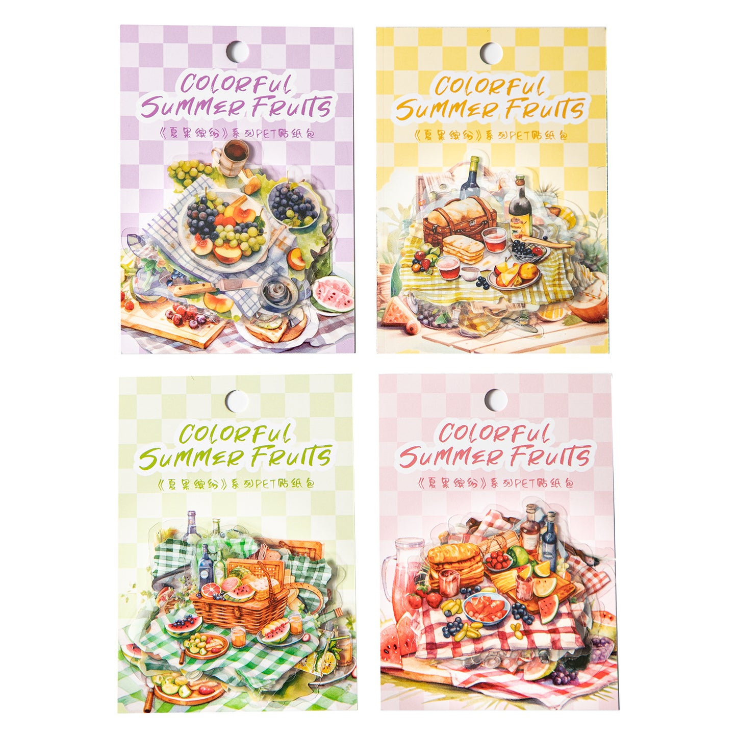 25pcs colorful summer fruit sticker pack (MLS25052402)
