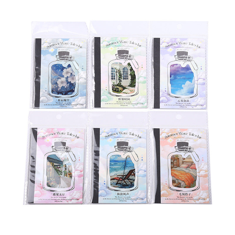 20pcs nature sticker book (MLTZB25051203)