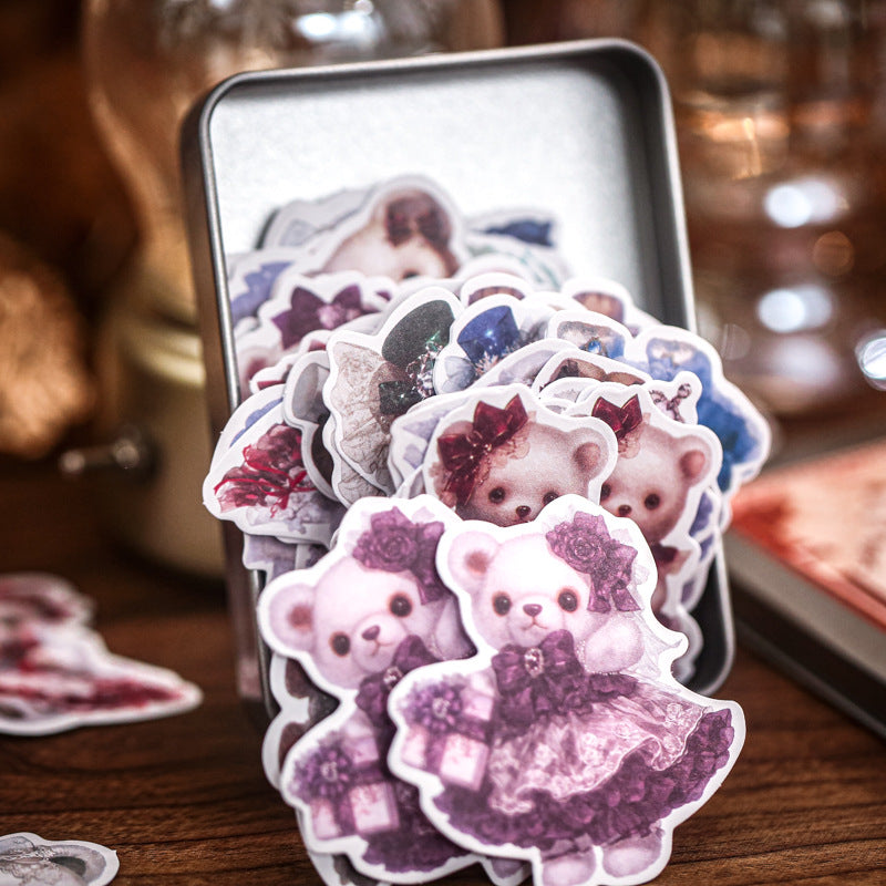 100pcs animal sticker tin box (MLS25060401)