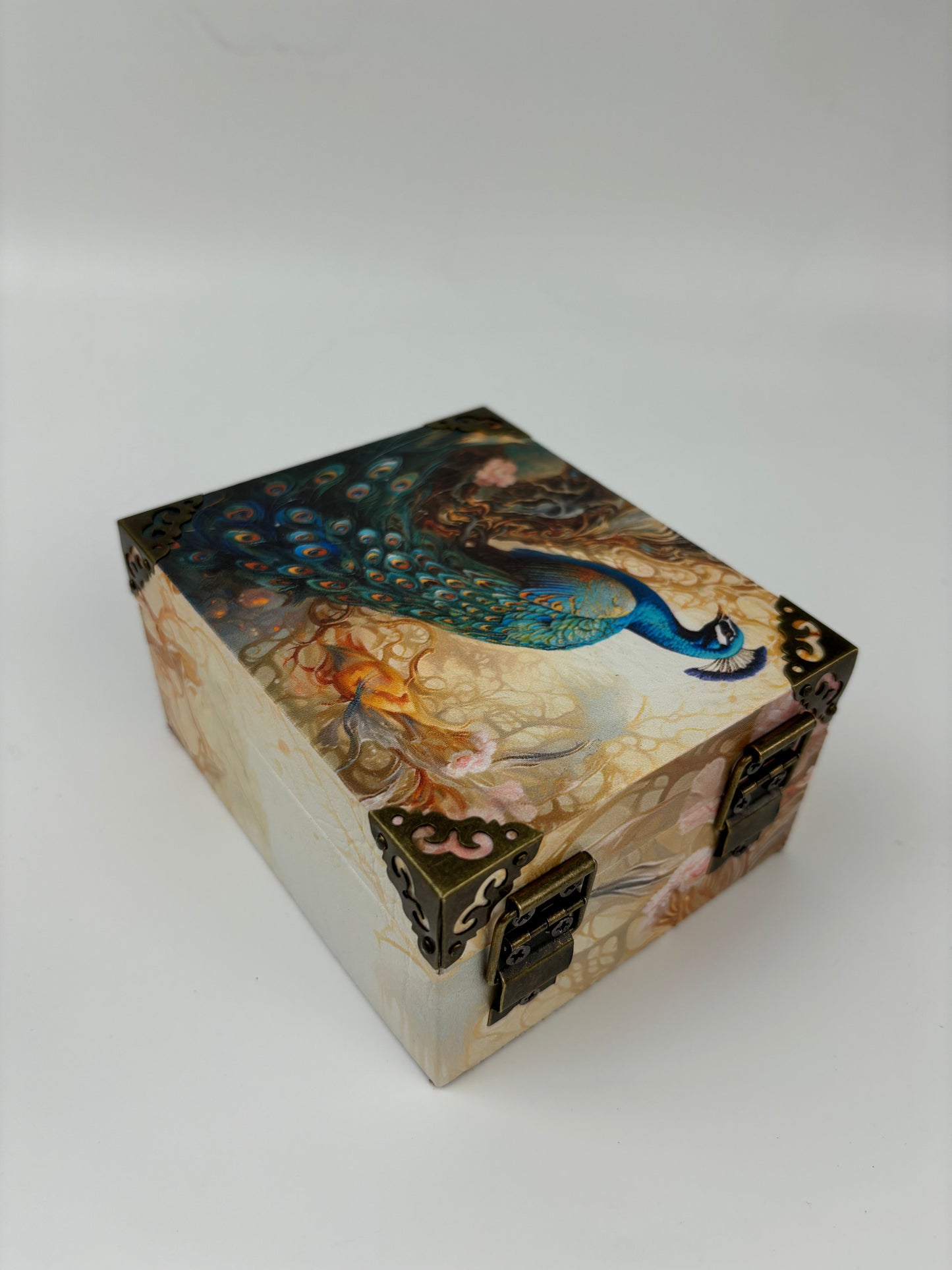 1pc ATC PEACOCK storage box (MLATCB102205)
