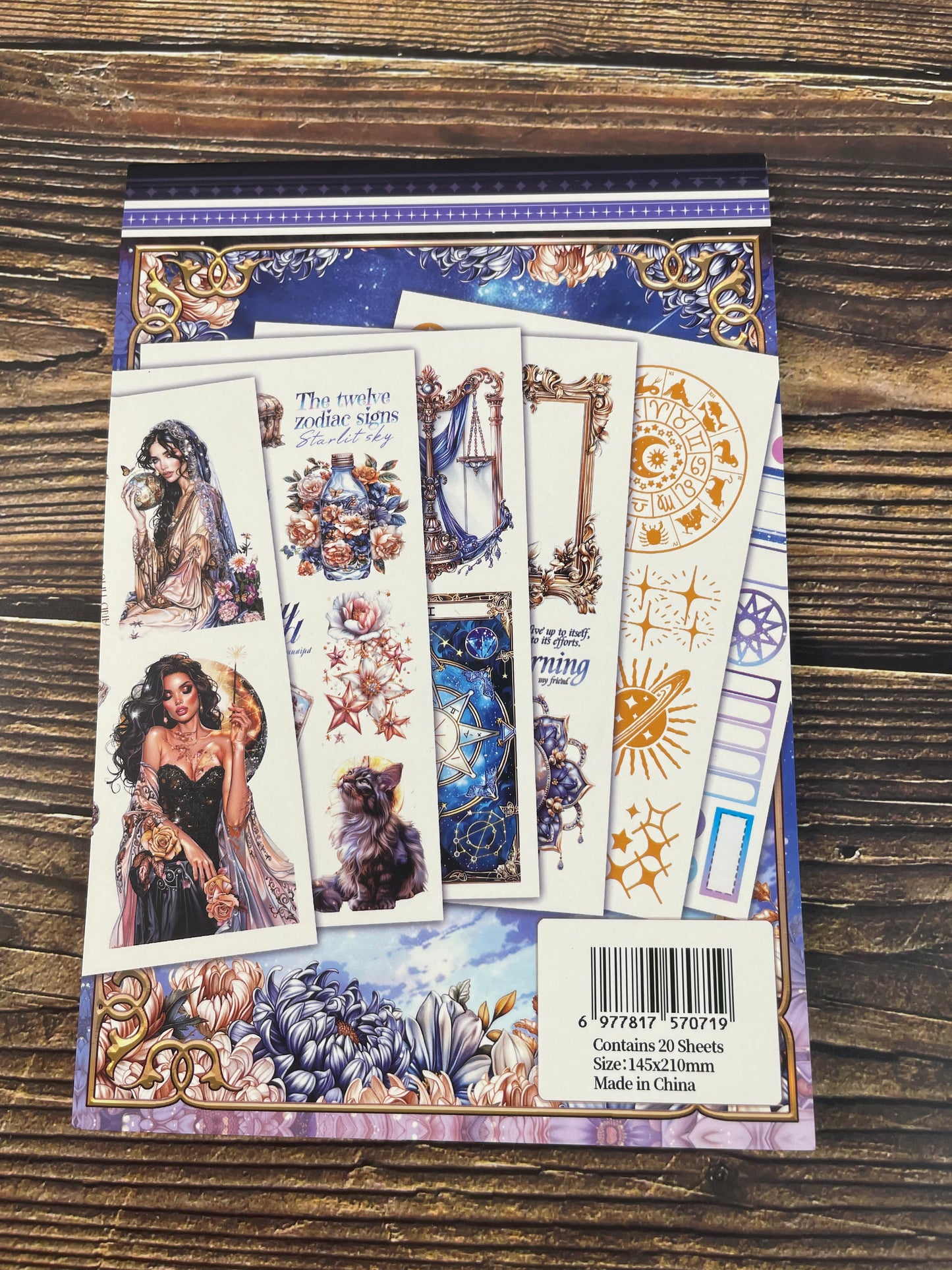 DEC A5 size Astrologer sticker book(ML-TZB24120401)