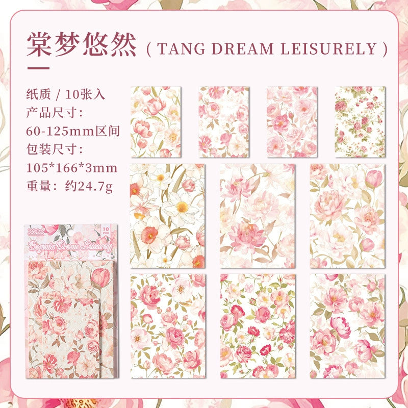 DEC 10pcs flower paper pack (P123104)