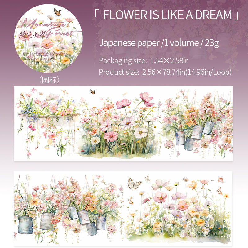 1 roll Washi tape Landscape(S072307)