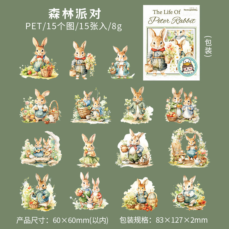 20pcs PETER RABBIT sticker pack (S25040208)