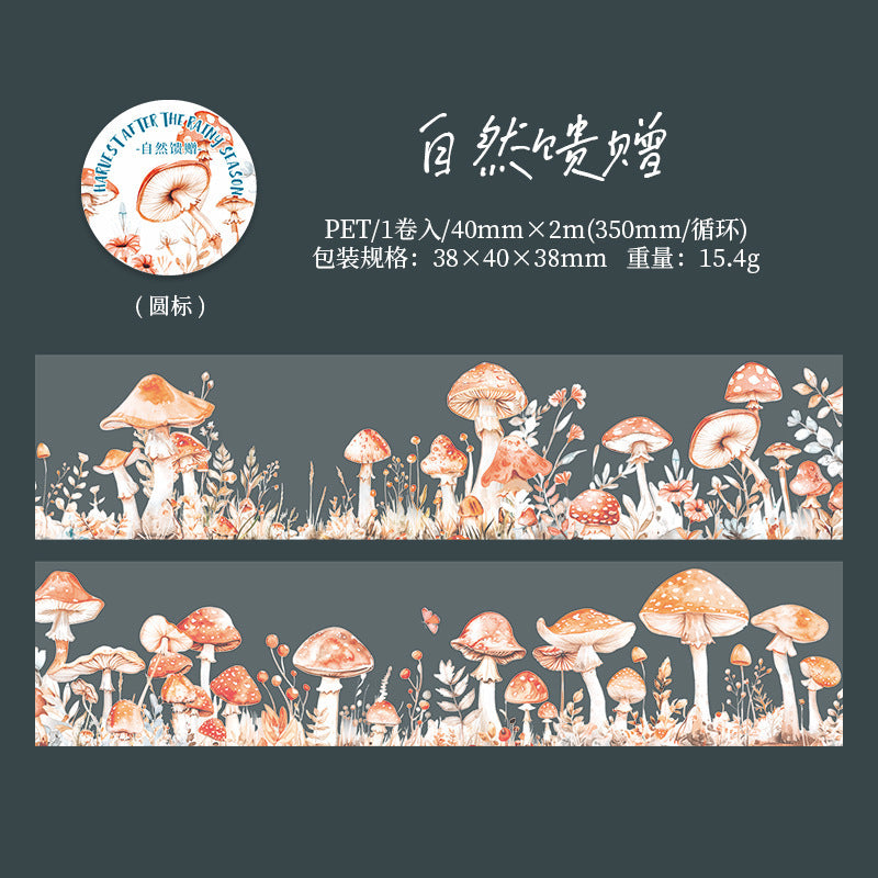 1 roll mushroom PET-tape (MLT25041003)