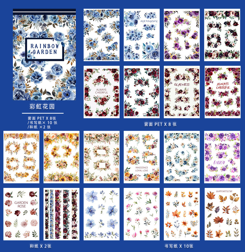 A5 size retro character Sticker book (MLTZB0718)
