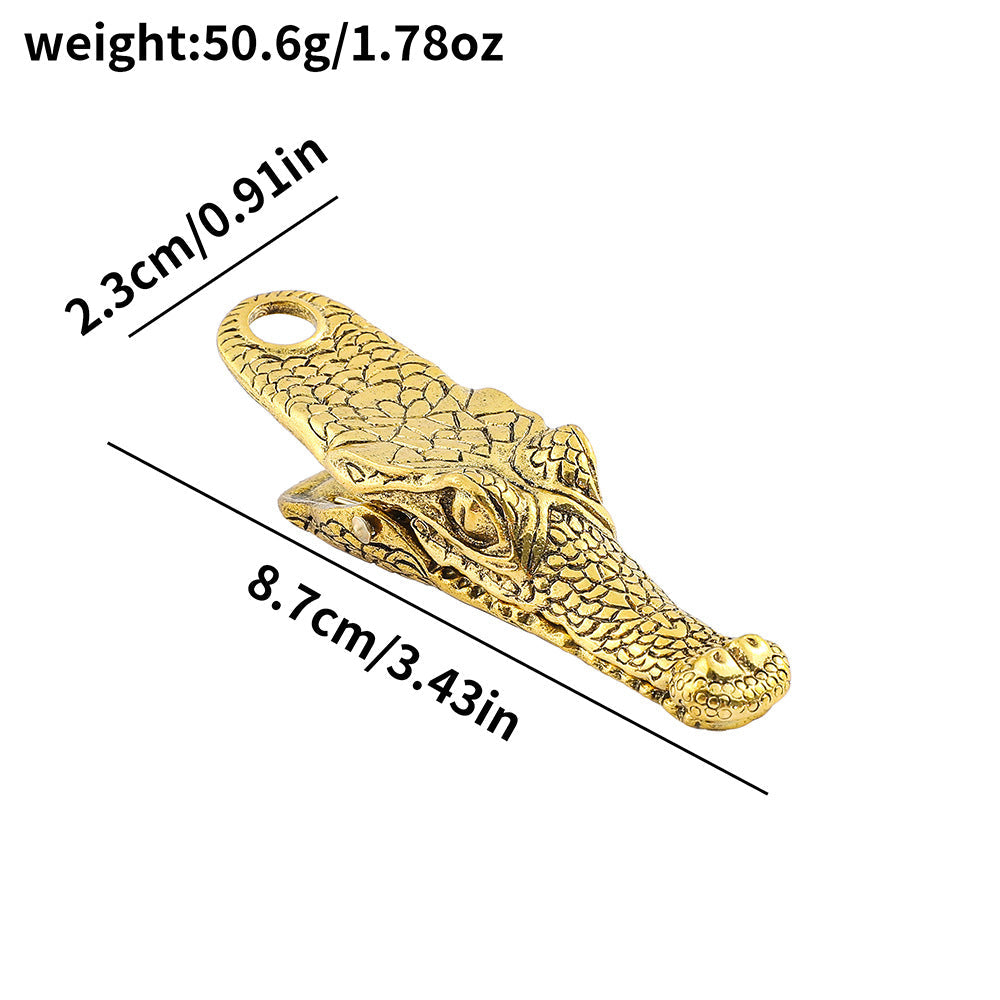DEC 1pc Alligator head metal clip(MLc120102)