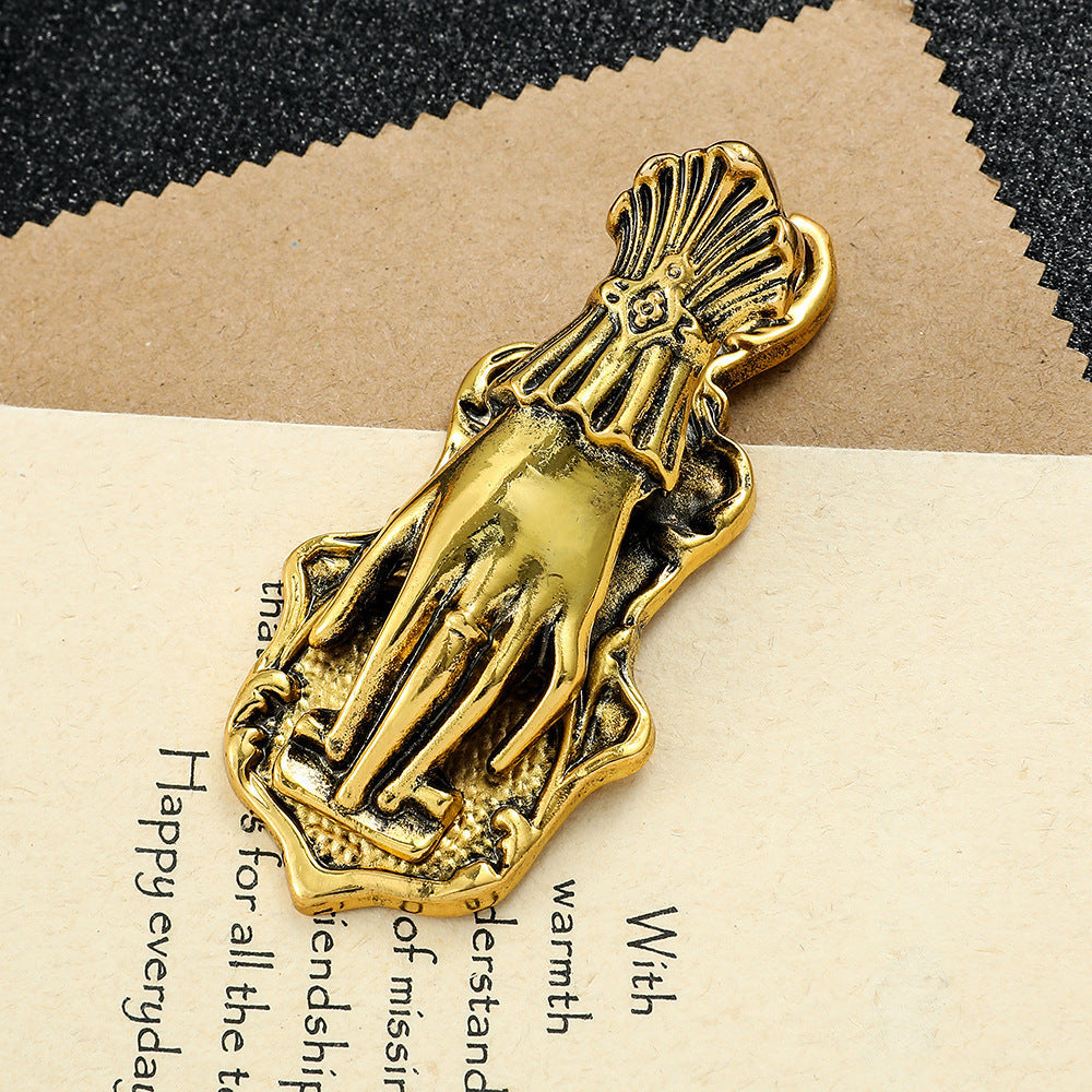 DEC 1pc Lady Hand metal clip (MLc120103)