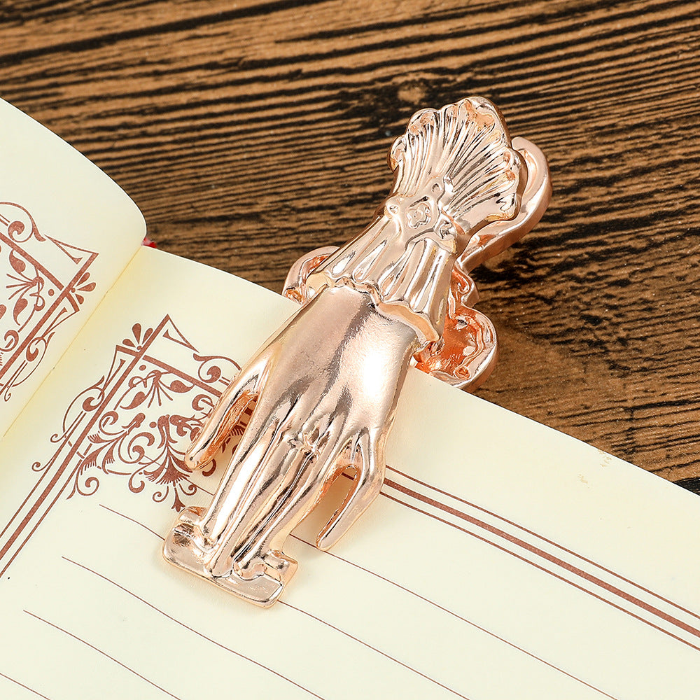 DEC 1pc Lady Hand metal clip (MLc120103)