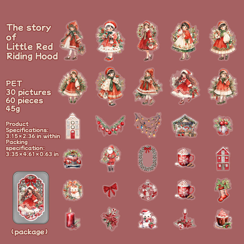 60pcs sticker tin-box (s090804)