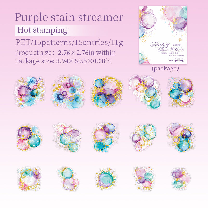 NOV 15pcs water color sticker pack (MLs111509)