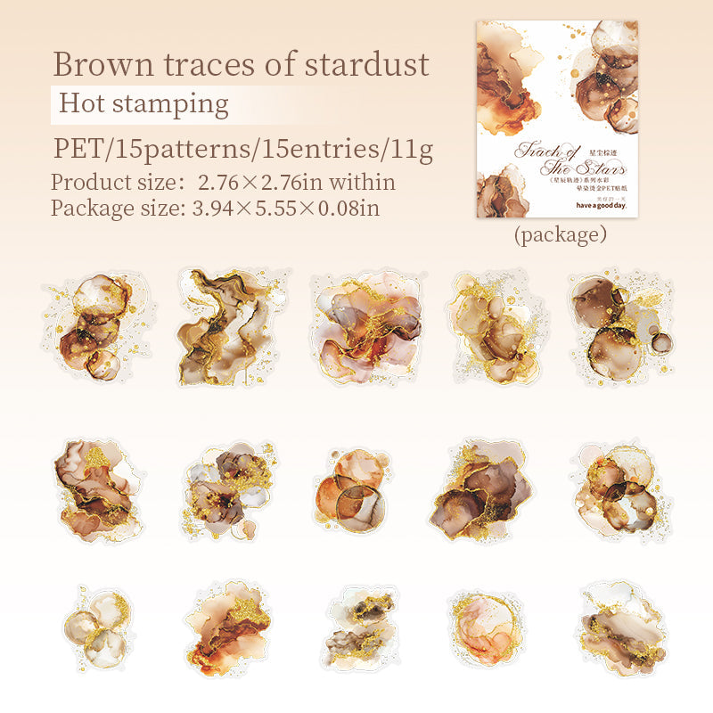 NOV 15pcs water color sticker pack (MLs111509)