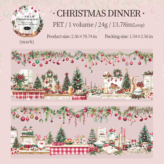 1 roll Christmas PET-tape (MLT25072001)