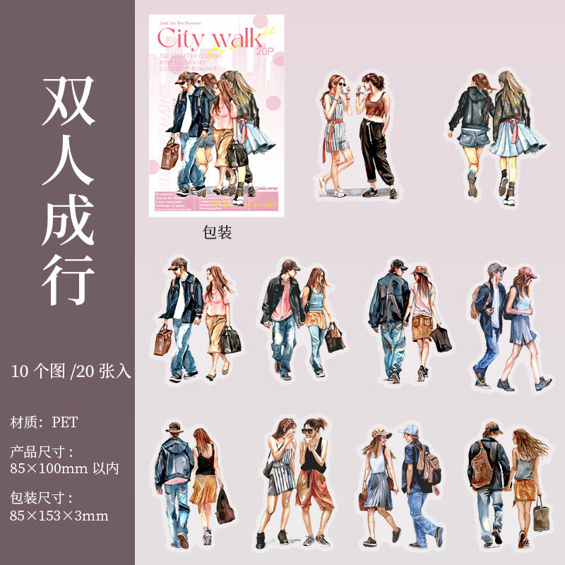 20pcs character sticker pack (MLS25051204)
