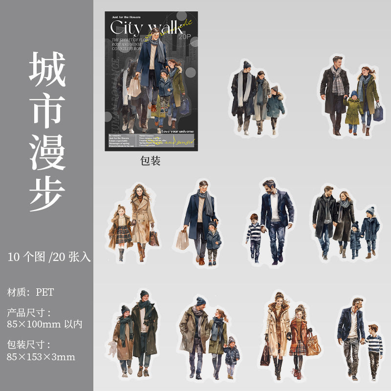 20pcs character sticker pack (MLS25051204)