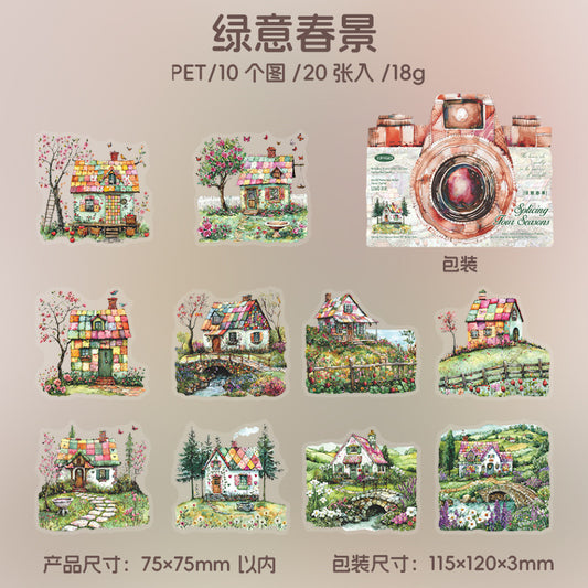 20pcs tour season sticker pack (MLS25061802)