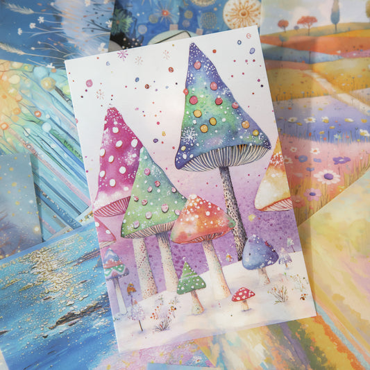10pcs secret realm fantasy sticker pack (MLS25052406)