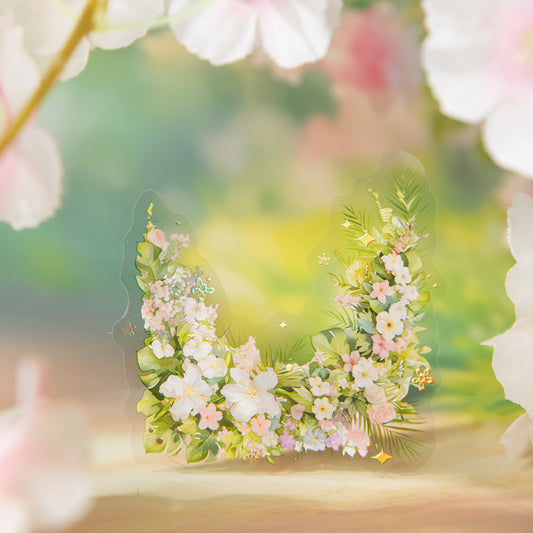 10pcs flower sticker pack (MLS25042706)