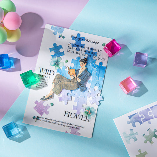 5pcs puzzle sticker pack (MLS25053003)