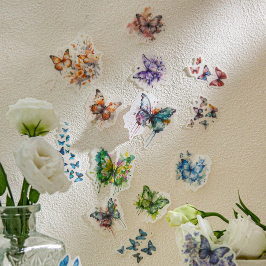 JULY 20pcs sticker pack Butterfly blossoms (MLS073001)