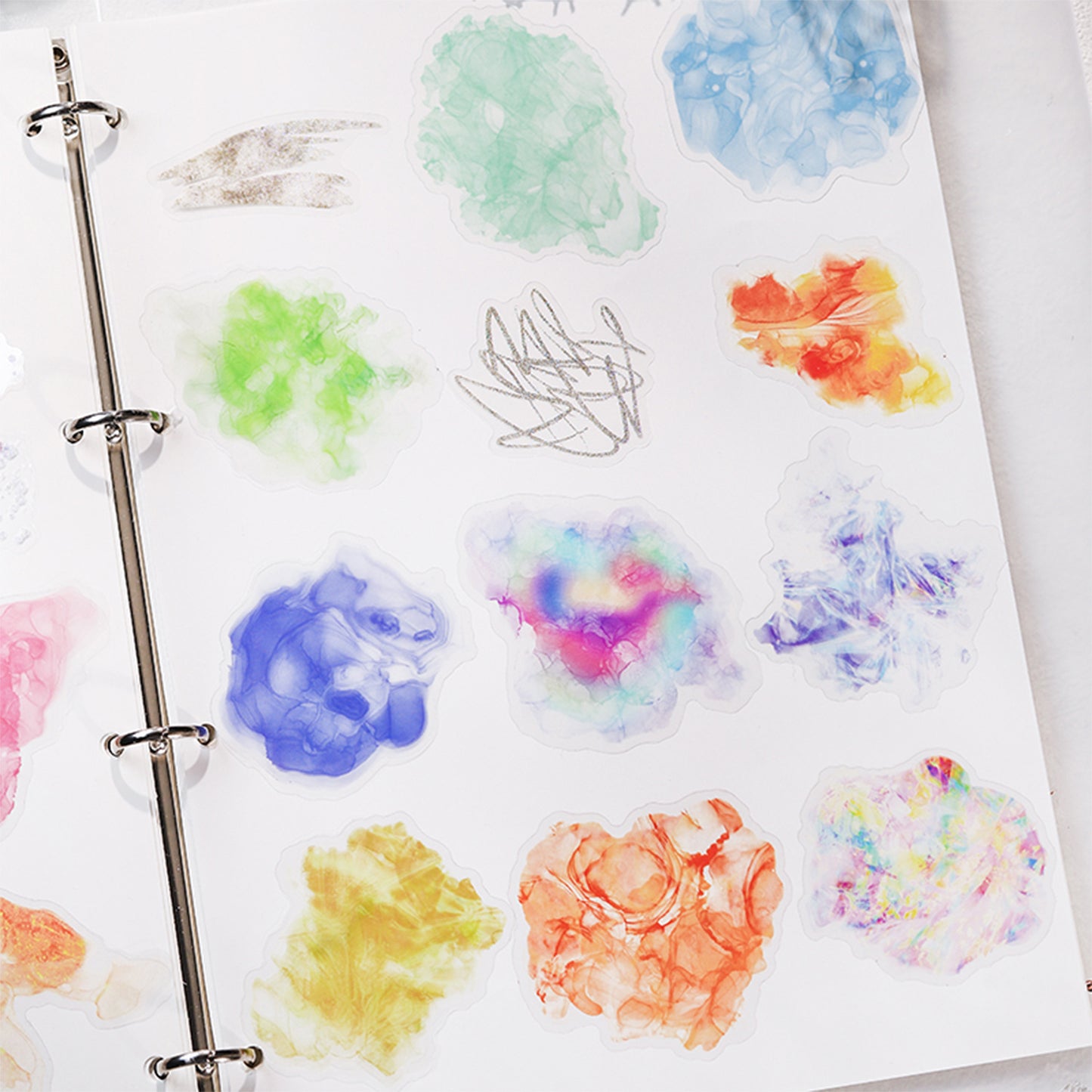 12pcs color sticker pack (MLS25040807)