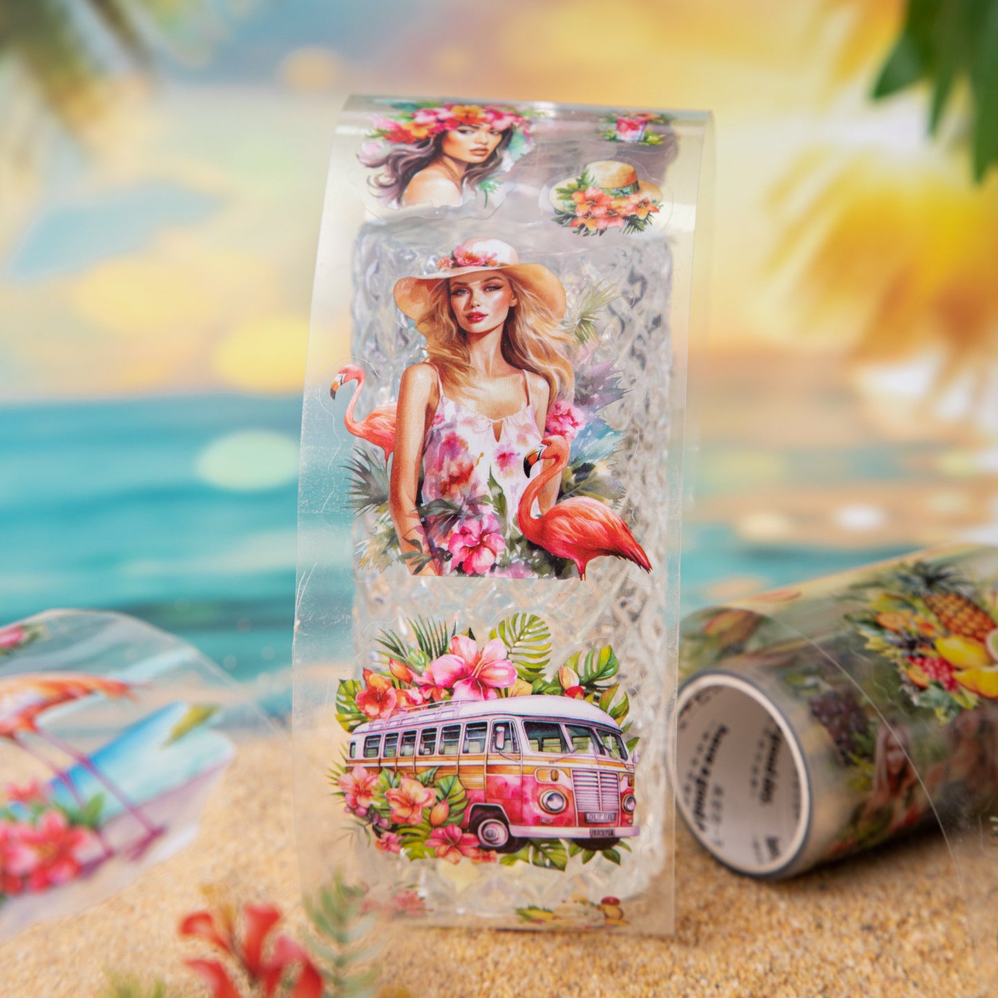 1 roll tropical landscape PET-tape (MLT25062802)