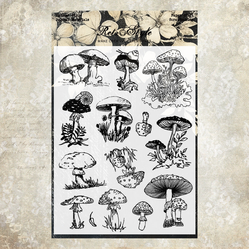 1pc clear mushroom stamp (MLZ25051401)